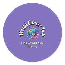 希望で征服する。世界癌の日。