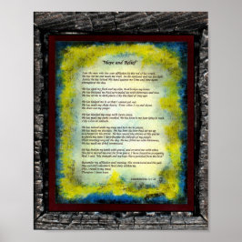 希望とレリーフ、 浮き彫り ポスター