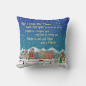 希望と与え未来の計画 – エレミヤ29-11 クッション (正面)