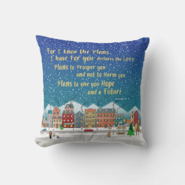 希望と与え未来の計画 – エレミヤ29-11 クッション