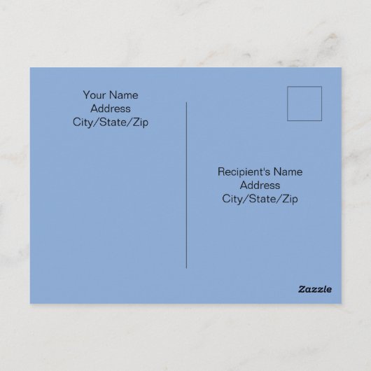 希望と勇気付けられる聖書の詩海写真 ポストカード (裏面)