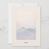 希望と可能性を願って - エレガントな新年のグリーティング シーズンカード (裏面)