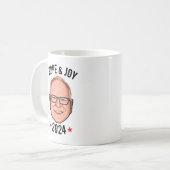 希望と喜び – ティム・ウォルズ コーヒーマグカップ (正面左)