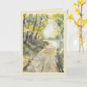 希望と回復のがん患者カード カード (黄色い花)