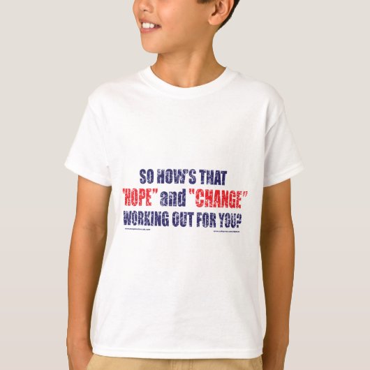 希望と変化を与える Tシャツ (正面)