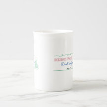 希望と変革のメッセージを持つ特殊マグカップ