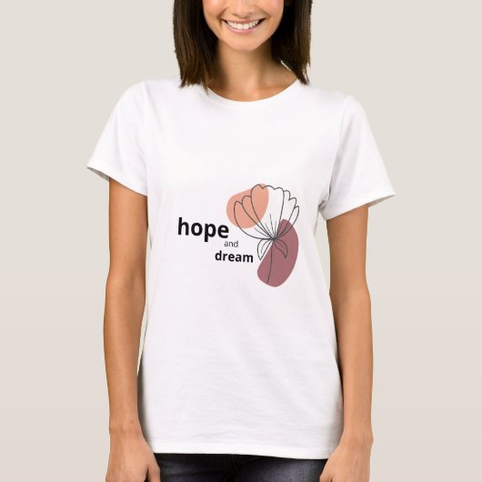希望と夢 Tシャツ (正面)