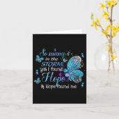 希望と希望を見つけた蝶の自殺A カード (黄色い花)