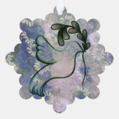 希望と平和の鳩 オーナメントカード (裏面)