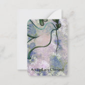 希望と平和の鳩 ノートカード (裏面)