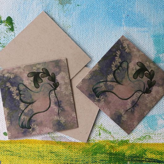 希望と平和の鳩 フェイバータグ