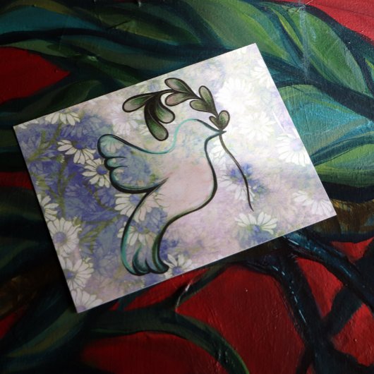 希望と平和の鳩 ポストカード