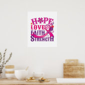 希望と愛と信仰の力 ポスター (キッチン)