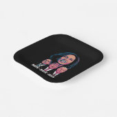 希望と憎悪と癒しと立ち上がれ カマラ 2024 ペーパープレート (傾斜あり)