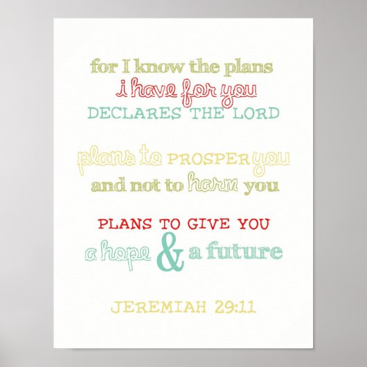 希望と未来のポスタープリント ポスター (正面)