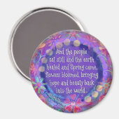 希望と美しいが世界に戻る マグネット (正面/裏面)