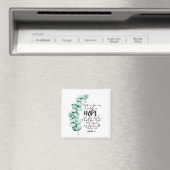 希望についての聖書の節 ユーカリ マグネット (インサイチュ (食洗機))