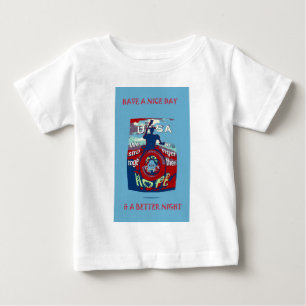 希望に団結：共に強く - アメリカ アートプリント ベビーTシャツ