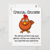 希望に打ちのめされ、息が詰まる思い ポストカード (正面/裏面)