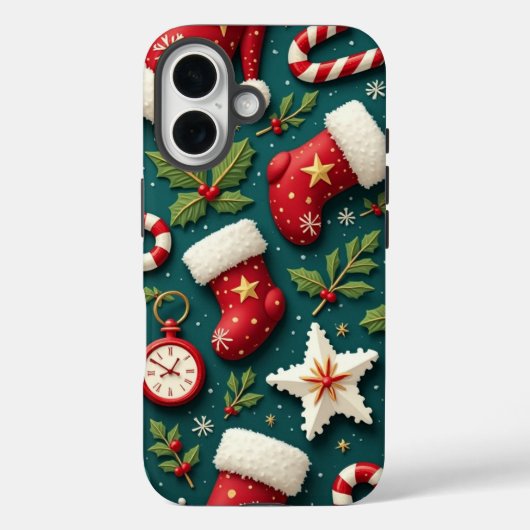 希望に満ちたクリスマスiPhone 16ケース Case-Mate iPhoneケース (裏面)