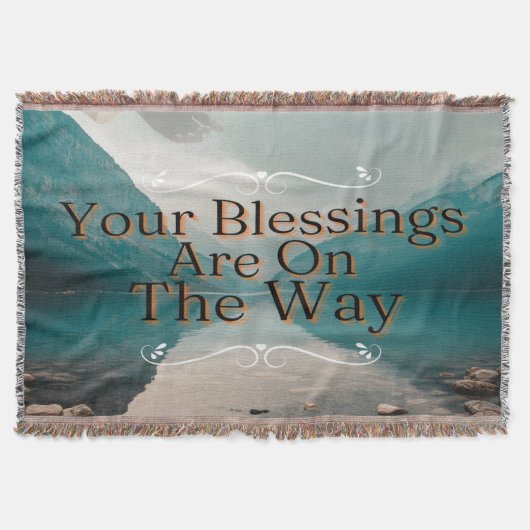 希望に満ちたホライゾン恵みズfrom Above スローブランケット (正面)