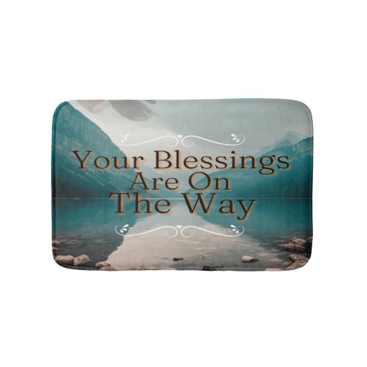 希望に満ちたホライゾン恵みズfrom Above バスマット (正面)