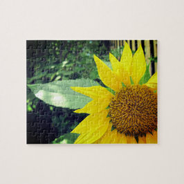 希望に満ちたリラックスヒマワリの自己ジグ気にソーパズル ジグソーパズル