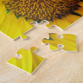 希望に満ちたリラックスヒマワリの自己ジグ気にソーパズル ジグソーパズル (側面)