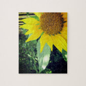 希望に満ちたリラックスヒマワリの自己ジグ気にソーパズル ジグソーパズル (縦)