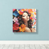 希望に満ちた牧民 キャンバスプリント (インサイチュ (ウッドフロア))