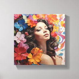 希望に満ちた牧民 キャンバスプリント