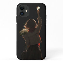 希望に満ちた視線 iPhoneケース