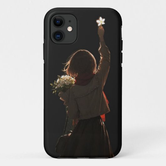 希望に満ちた視線 iPhoneケース Case-Mate iPhoneケース (裏面)