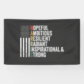 希望に満ちた野心的な回復力のあるラディアントハリスウォルツ 横断幕 (横)