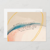 希望に満ちている。好奇心をそそるな。 ポストカード (正面/裏面)