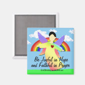 希望に満ち祈りの言葉に誠実に マグネット (正面/裏面)