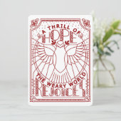 希望に満ち、疲れた世界は喜ぶ シーズンカード (スタンド正面)