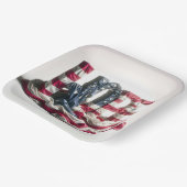 希望に関する米国国旗 ペーパープレート (傾斜あり)