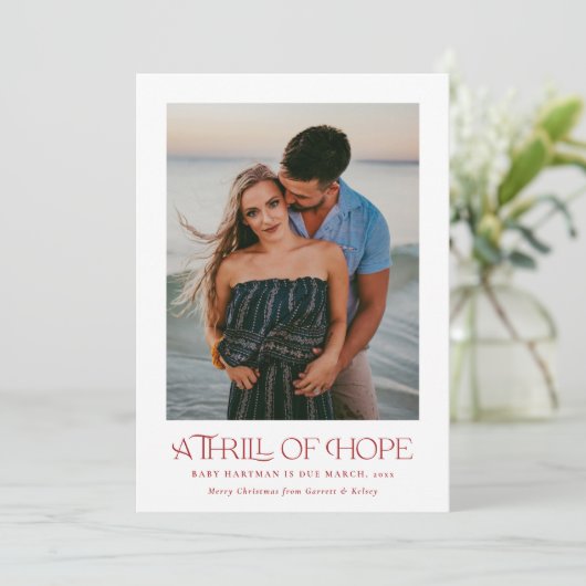 希望のエレガントスリルが妊娠写真を発表 シーズンカード (スタンド正面)