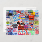 希望のオバマの郵便はがきのシンボルや象徴 ポストカード (正面/裏面)