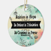 希望のオーナメントで喜ばせて下さい セラミックオーナメント (左)