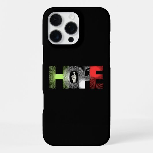 希望のカバー iPhoneケース (裏面)