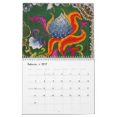 希望のカレンダーの土地 カレンダー (2月 2027)