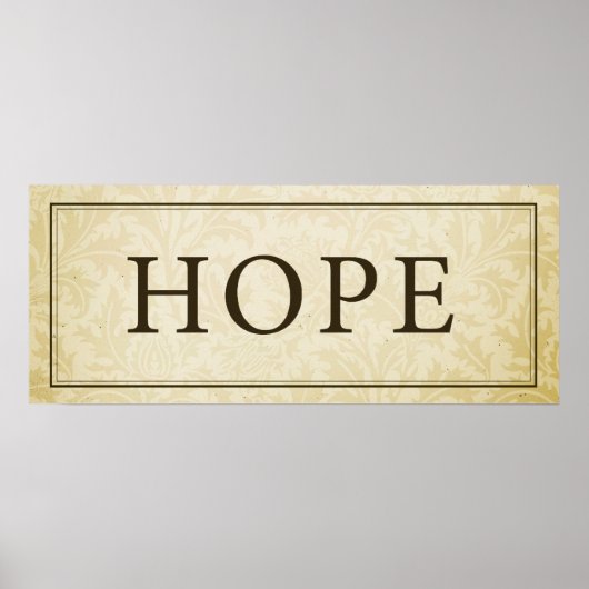 希望のサイン/プラーク ポスター (正面)