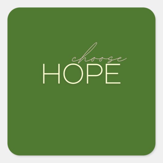 希望のステッカーを選ぶ スクエアシール (正面)