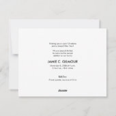 希望のスリルこの疲れた世界は喜ぶ新生児 シーズンカード (裏面)