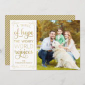 希望のスリル疲れた世界の喜び写真カード'21 シーズンカード (正面/裏面)