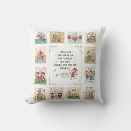 希望のドードルガーデン：芽吹く楽観主義 クッション