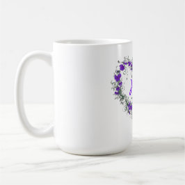 希望のハートを15のozの信号器のマグ開花して下さい マグカップ