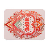 希望のビーコン：希望感動的の引用文 マグネット (横)